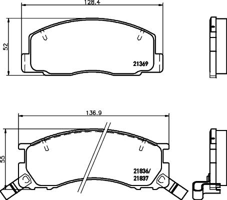 Magneti Marelli 363916060996 - Гальмівні колодки, дискові гальма avtolavka.club