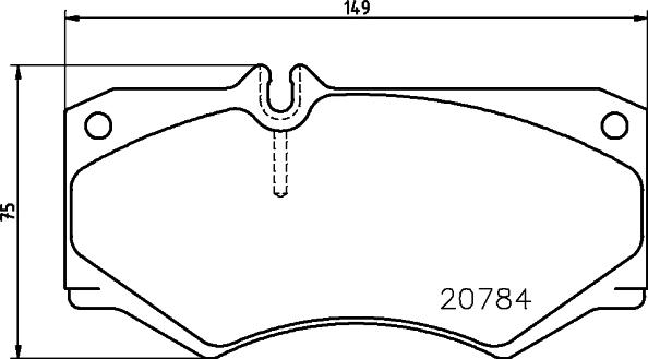 HELLA 8DB 355 006-061 - Гальмівні колодки, дискові гальма avtolavka.club