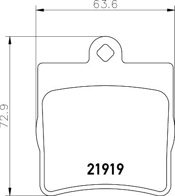 HELLA 8DB 355 008-961 - Гальмівні колодки, дискові гальма avtolavka.club