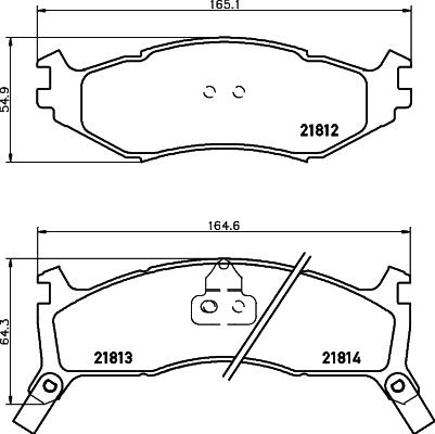 HELLA 8DB 355 008-221 - Гальмівні колодки, дискові гальма avtolavka.club