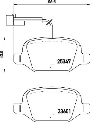 HELLA 8DB 355 031-571 - Гальмівні колодки, дискові гальма avtolavka.club