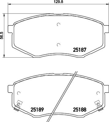 HELLA 8DB 355 019-791 - Гальмівні колодки, дискові гальма avtolavka.club