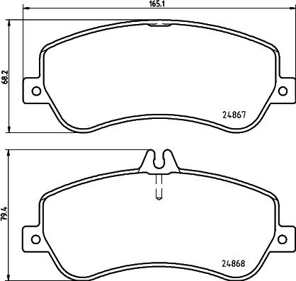 HELLA 8DB 355 014-221 - Гальмівні колодки, дискові гальма avtolavka.club