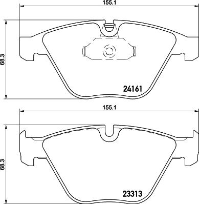 HELLA 8DB 355 015-601 - Гальмівні колодки, дискові гальма avtolavka.club