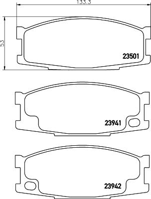 HELLA 8DB 355 010-561 - Гальмівні колодки, дискові гальма avtolavka.club