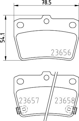 HELLA 8DB 355 010-521 - Гальмівні колодки, дискові гальма avtolavka.club