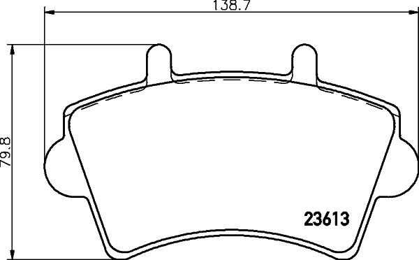 HELLA 8DB 355 010-021 - Гальмівні колодки, дискові гальма avtolavka.club