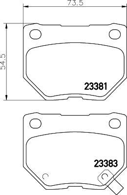 HELLA 8DB 355 011-601 - Гальмівні колодки, дискові гальма avtolavka.club