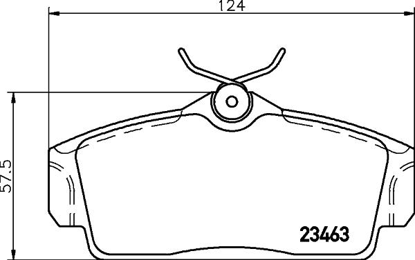 HELLA 8DB 355 018-441 - Гальмівні колодки, дискові гальма avtolavka.club