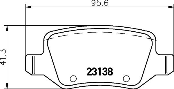 HELLA 8DB 355 018-531 - Гальмівні колодки, дискові гальма avtolavka.club