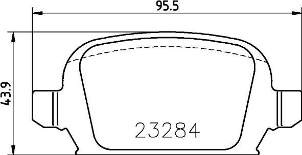 HELLA 8DB 355 018-641 - Гальмівні колодки, дискові гальма avtolavka.club