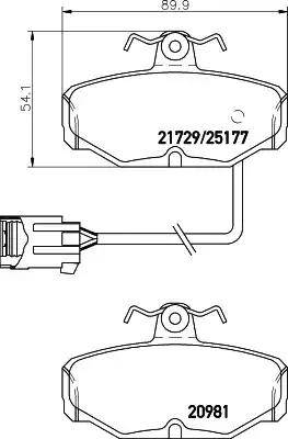 BENDIX 571855 - Гальмівні колодки, дискові гальма avtolavka.club