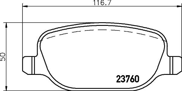 HELLA 8DB 355 018-771 - Гальмівні колодки, дискові гальма avtolavka.club