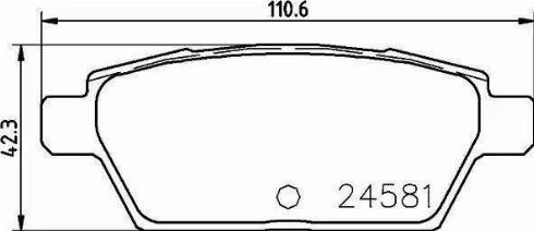 HELLA 8DB 355 013-691 - Гальмівні колодки, дискові гальма avtolavka.club