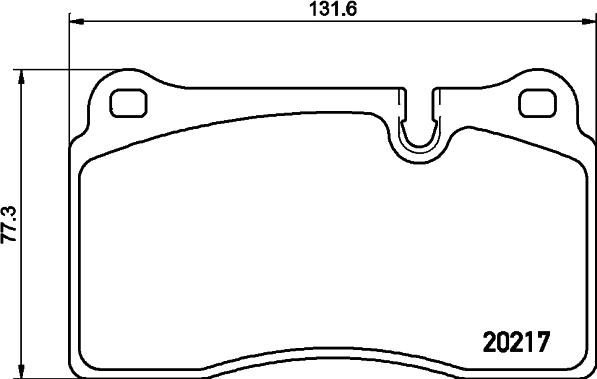 HELLA 8DB 355 013-201 - Гальмівні колодки, дискові гальма avtolavka.club