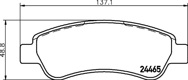 HELLA 8DB 355 012-911 - Гальмівні колодки, дискові гальма avtolavka.club