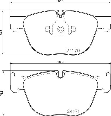 HELLA 8DB 355 012-541 - Гальмівні колодки, дискові гальма avtolavka.club