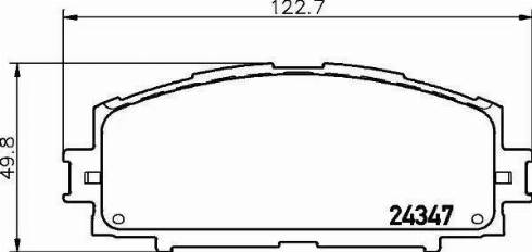 HELLA 8DB 355 030-181 - Гальмівні колодки, дискові гальма avtolavka.club