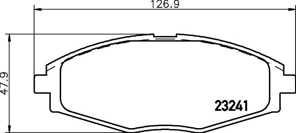 HELLA 8DB 355 017-021 - Гальмівні колодки, дискові гальма avtolavka.club