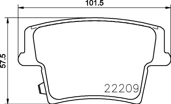 HELLA 8DB 355 039-291 - Гальмівні колодки, дискові гальма avtolavka.club