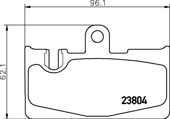 HELLA 8DB 355 030-571 - Гальмівні колодки, дискові гальма avtolavka.club