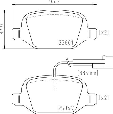 HELLA 8DB 355 031-561 - Гальмівні колодки, дискові гальма avtolavka.club