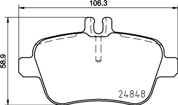 HELLA 8DB 355 032-061 - Гальмівні колодки, дискові гальма avtolavka.club