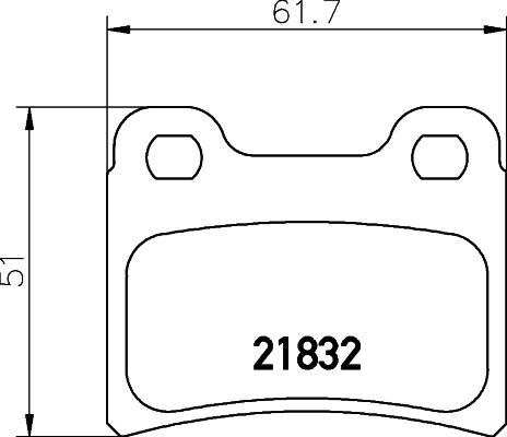 HELLA 8DB 355 037-371 - Гальмівні колодки, дискові гальма avtolavka.club