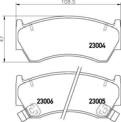 HELLA 8DB 355 029-151 - Гальмівні колодки, дискові гальма avtolavka.club