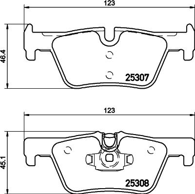 HELLA 8DB 355 026-521 - Гальмівні колодки, дискові гальма avtolavka.club