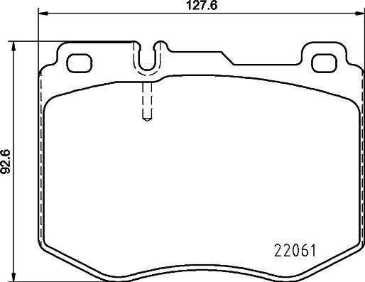 HELLA 8DB 355 021-671 - Гальмівні колодки, дискові гальма avtolavka.club