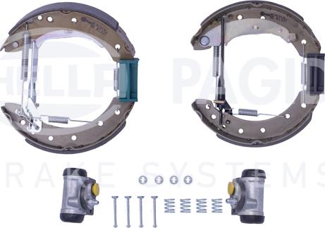 HELLA 8DB 355 022-681 - Комплект гальм, барабанний механізм avtolavka.club