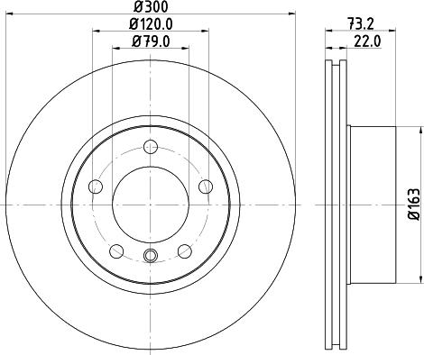 HELLA 8DD 355 118-041 - Гальмівний диск avtolavka.club