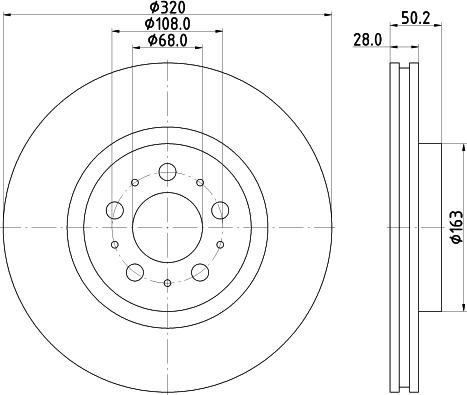 HELLA 8DD 355 117-851 - Гальмівний диск avtolavka.club