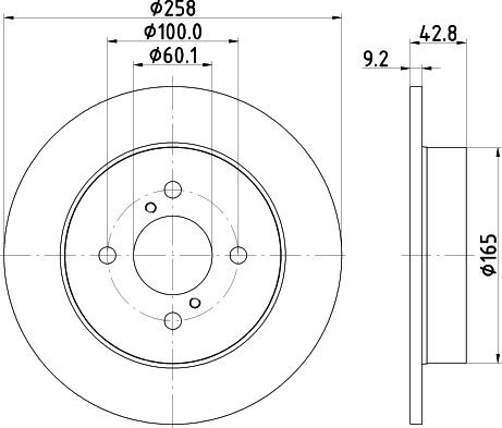 HELLA 8DD 355 122-521 - Гальмівний диск avtolavka.club