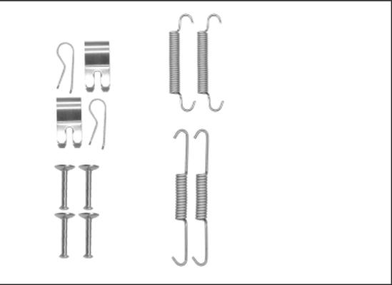 HELLA 8DZ 355 205-961 - Комплектуючі, гальмівна система avtolavka.club