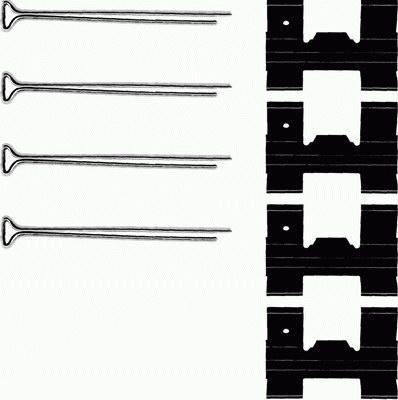 HELLA 8DZ 355 206-511 - Комплектуючі, колодки дискового гальма avtolavka.club