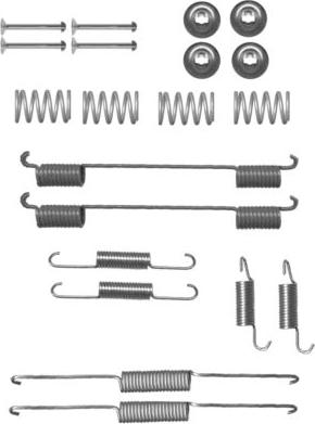 HELLA 8DZ 355 200-821 - Комплектуючі, барабанний гальмівний механізм avtolavka.club