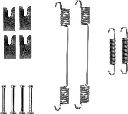 HELLA 8DZ 355 200-751 - Комплектуючі, барабанний гальмівний механізм avtolavka.club