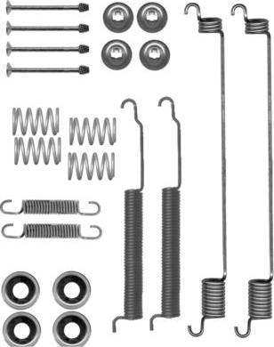 HELLA 8DZ 355 200-781 - Комплектуючі, барабанний гальмівний механізм avtolavka.club