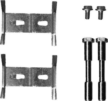 HELLA 8DZ 355 203-181 - Комплектуючі, колодки дискового гальма avtolavka.club