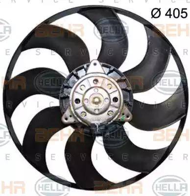 HELLA 8EW 351 150-464 - Вентилятор, охолодження двигуна avtolavka.club