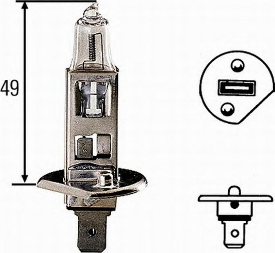 HELLA 8GH 002 089-801 - Лампа розжарювання, фара з авт. системою стабілізації avtolavka.club