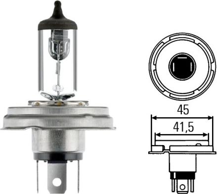 HELLA 8GJ 002 088-461 - Лампа розжарювання, основна фара avtolavka.club