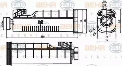 HELLA 8MA 376 755-091 - Компенсаційний бак, охолоджуюча рідина avtolavka.club