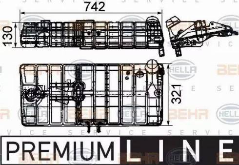 HELLA 8MA 376 705-341 - Компенсаційний бак, охолоджуюча рідина avtolavka.club