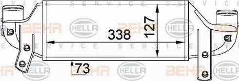 HELLA 8ML 376 746-621 - Интеркулер avtolavka.club