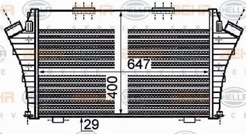 HELLA 8ML 376 755-751 - Интеркулер avtolavka.club