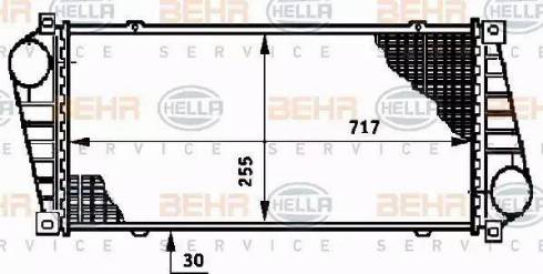 HELLA 8ML 376 720-391 - Интеркулер avtolavka.club