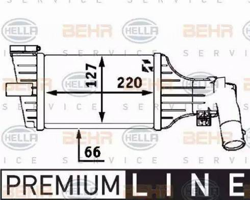 HELLA 8ML 376 723-181 - Интеркулер avtolavka.club